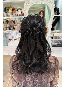 セットサロン マオ(MAO) 綺麗めハーフアップ