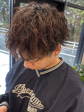 ベル サウス(BHEL south) 三重ニュアンスパーマシースルーマッシュ緩めセンターパート