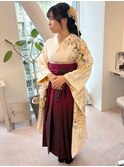 袴着付け/袴/卒業式着付け/着物/袴着付/袴ヘアセット/袴ヘア