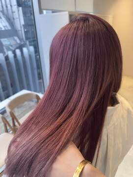 エイト ヘアサロン 渋谷本店(EIGHT) カシスピンク