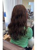 コテ巻き風デジタルパーマ