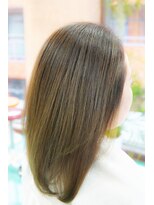 ネス(NESS) 【髪質改善】くせ毛毛量の少ない方.ハイライトに2ステップ酸熱TR