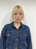 リン 原宿(RiN.)&nbsp;ボブ切りっぱなしボブワイドバングワンレンボブフレンチボブ