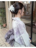 浴衣の着付け＊崩れにくいお出かけヘアなら＊赤羽美容室