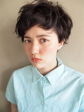 ナヌーク シブヤ(nanuk shibuya) ボーイッシュになり過ぎないショートスタイル◇ダークアッシュ