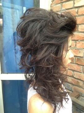 フェリシータ 緑地公園店(felicita) 黒髪＆暗い髪にも似合う無操作ルーズなセレブ風結婚式アレンジ