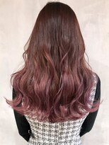 アルバム 渋谷パルコ(ALBUM)&nbsp;ベイビーピンクグラデーション_アッシュブラウン_ba275152