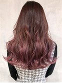 ベイビーピンクグラデーション_アッシュブラウン_ba275152