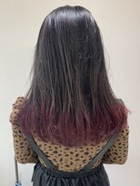 フォーク FOLK 【FOLK】裾カラー ラインカラー ブラックピンク ツートーン