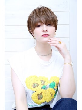 オーシャン(Ocean) [OCEAN Hair&Life藤原純] サマーショート×グレージュカラー☆