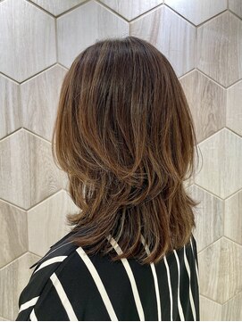 ビューティドレッセヤマノ 池袋パルコ(Beauty Dresse YAMANO) 【ミディアム】ミディアムレイヤーウルフ