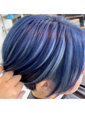 シリー(SILLY) ブルーのアンブレラカラー