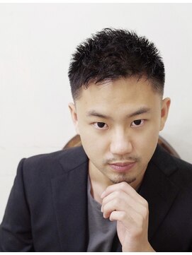 ヨシザワインク ハコザキ 水天宮前 日本橋人形町(YOSHIZAWA Inc.HAKOZAKI) 20代30代ワイルドフェードスパイキーショートスタイル