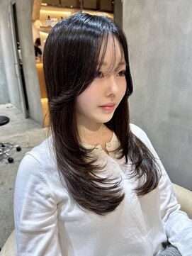 ロンド エスポワール 錦糸町(Lond espoir) ◯シアーカラーセミディカール姫カットザクザクレイヤーカット