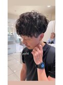 坂口健太郎風マッシュパーマ