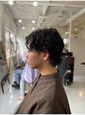 MEN'SHAIRアッシュブラックベリーショートダークアッシュ