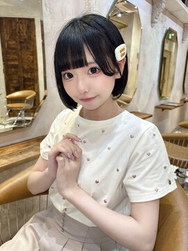 ロンドローズ 名古屋(Lond damaskRose) ブリーチ 学割 オリーブベージュ レイヤーカット リタッチ 151