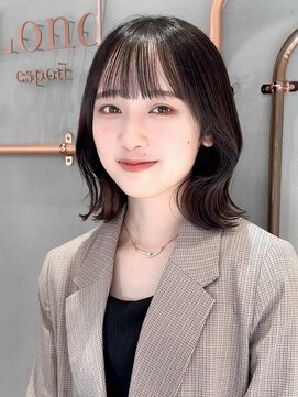 ロンド ブランシュ 錦糸町北口(Lond blanche) 前髪アンブレラカラーこなれミディイメチェンウェーブパーマ