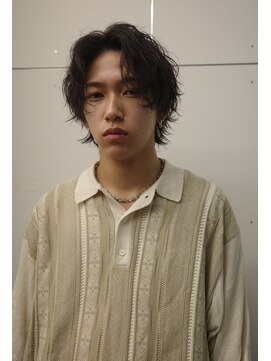 リップスヘアー 銀座(LIPPS hair) センターパートウルフ