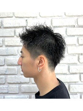 クリーブ 池袋(creeb) スパイキーショート、アップバング、池袋