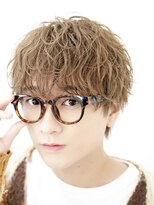 オーシャントーキョー ウエスト(OCEAN TOKYO WEST) ラウンドマッシュゆるふわ波巻きパーママッシュブラウンカラー