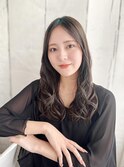 大人可愛いセミウェットミックスカール