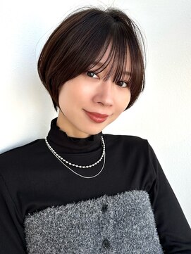 アンド ストーリーズ(&STORIES) ショートボブ髪型30代40代50代前髪あり前髪なし面長丸顔【倉田】