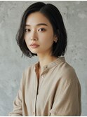 イメチェン/美髪/外ハネボブ/ワイドバング/髪質改善/縮毛矯正
