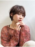 ニュアンスパーマ×マッシュショート