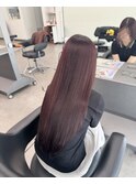 髪質改善 くせ毛 ストレート 縮毛矯正 艶髪 ロング 湿気対策
