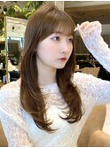 小顔ワンカールレイヤーベビーバング艶感カラー20代30代【平島】