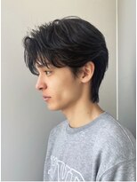 トリッカ シブヤ(TRICCA SHIBUYA)&nbsp;メンズカット/ニュアンスパーマ/センターパート