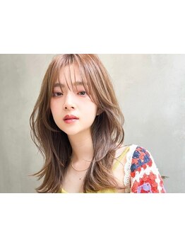 【カット+カラー+シルクTr\7000】思わず笑顔に☆大切な顔周りをセンスと技術でズルいくらい可愛く★