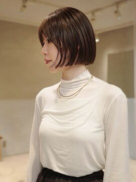スク(SUKU) ボブ×ブラウンカラー