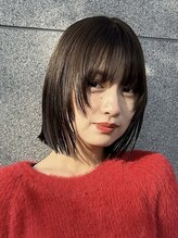 マッシュ アドベ 八戸ノ里(MASHU ADOBE) 【トレンド感をプラス】サイドバング×ボブ