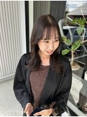 ミディアムヘア/韓国風くびれヨシンモリ