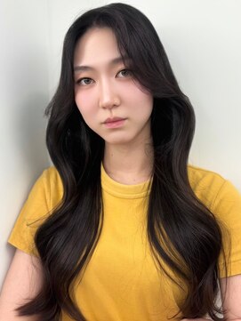 アマトウキョウスマートサロン(AMA TOKYO×Smart Salon) 韓国スタイル/ナチュラルくびれヘア_くびれ巻き_透明感カラー