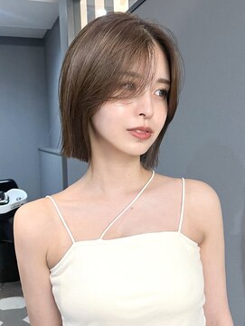 サンドイエナ 横浜店(sand yena) くびレイヤーボブルフネビージュ小顔ワンレンこなれミディ