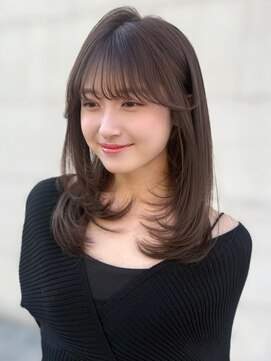 ミラリー トウキョウ(Mirareee Tokyo) 【F】ニュアンスこなれワンカールレイヤー透明感カラー