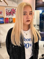 ルーム(Loom.) 抜きっぱなし ロングヘア ハイトーンロング