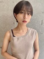 アッシュ 成瀬店(Ash)&nbsp;ショートレイヤー×アッシュグレー