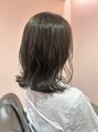 ルーム シンサイバシ(room shinsaibashi) 透明感オリーブベージュ×大人のゆるふわボブスタイル