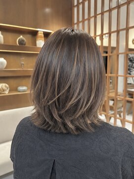 オーガニックトリコ 所沢(organic+tricot) 40代50代◎秋カラー◎大人ブランジュハイライト×ボブレイヤー