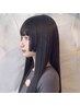 ★前髪縮毛+カット+リペアトリートメント★コテ/アイロン込★