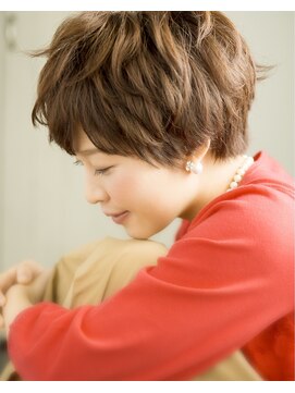 ナオシ 田原台店(nao c) 【奈良/富雄nao*c】☆大人かわいい丸みマッシュショートヘア