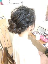 ロカット サロン(Roquat Salon)&nbsp;プレ花嫁ヘアメイクシニヨン【ヘアセット　立川/立川南/八王子】