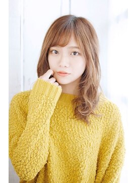 プティルカ ディーシー本店(PutiLuca D.C.) 透け感バングのミックスカールスタイル