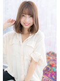 大人ガーリー☆ショコラベージュストカールロングボブa