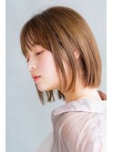 大宮Kate 内巻きボブ×ベージュカラー