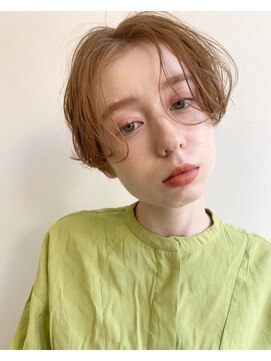 サロンド ハル 国分寺店(salon de HALU) 小顔カーキベージュハンサムマッシュショート[国分寺/国分寺駅]